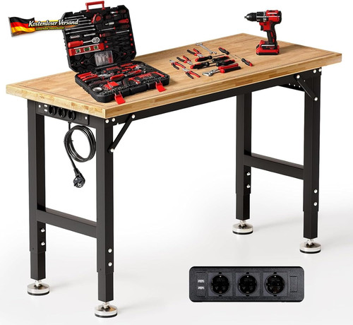 Werkbank aus holz - werkbank,