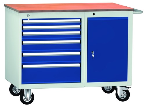 Fahrbare werkbank mit - werkbank, 6